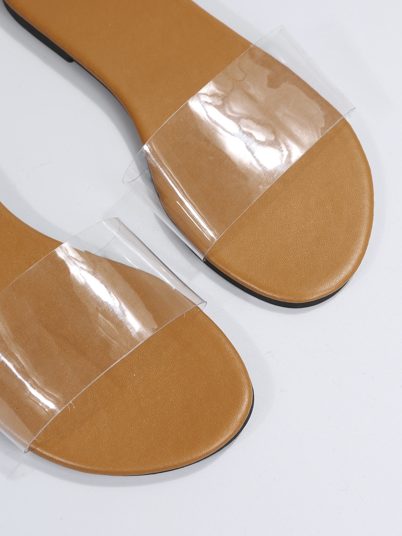 Francesca Open Toe Clear Slides