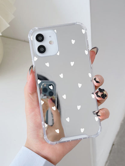 "Heart of Hearts" Heart Print Mirror Phone Case For IPhone