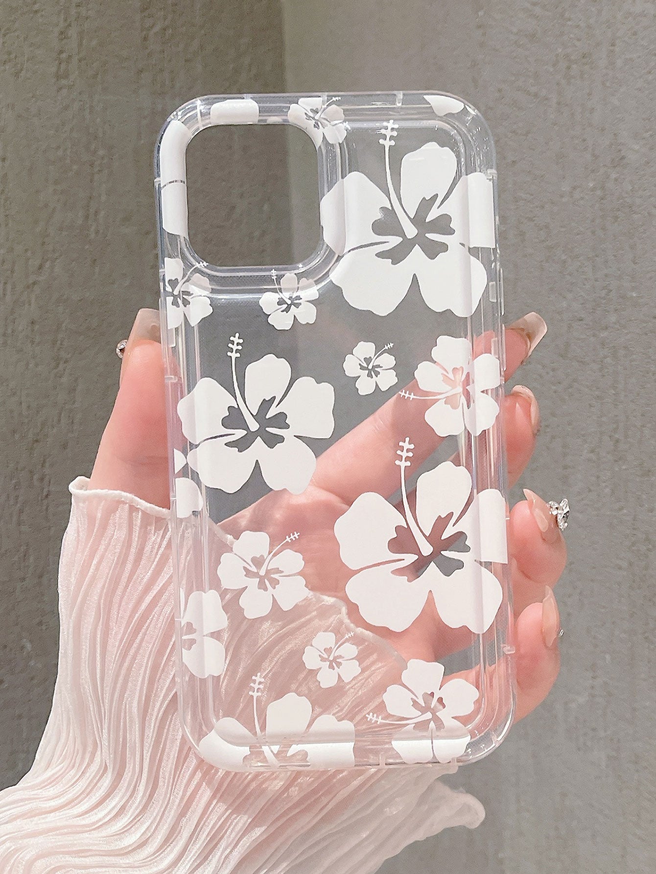 "Light & Pretty" Flower Airbag Anti-Fall Case Full Coverage