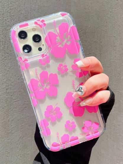 "Light & Pretty" Flower Airbag Anti-Fall Case Full Coverage