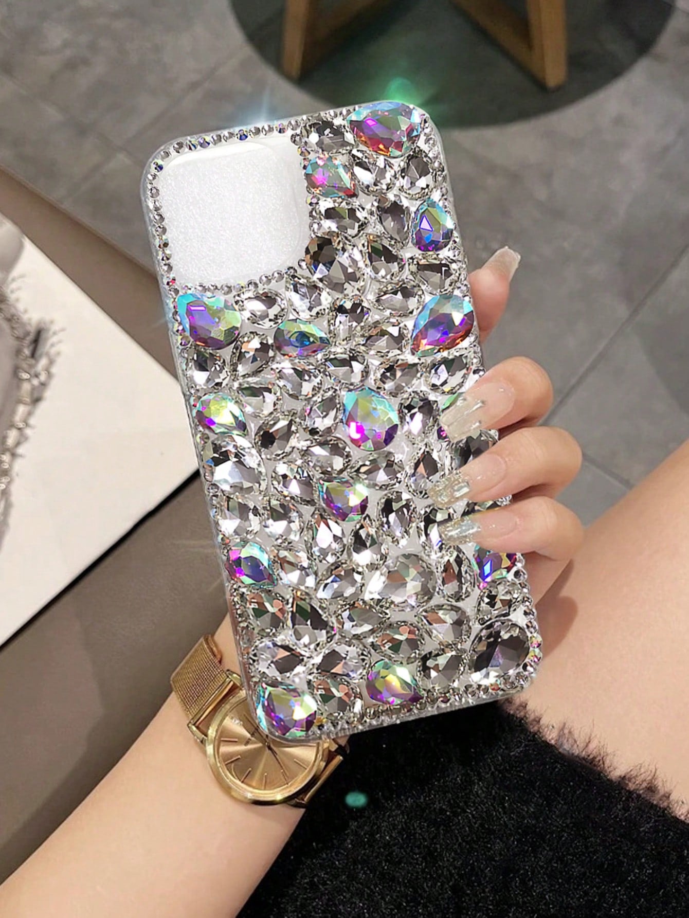 "Better When I'm Glitzy" Diamond iPhone Case