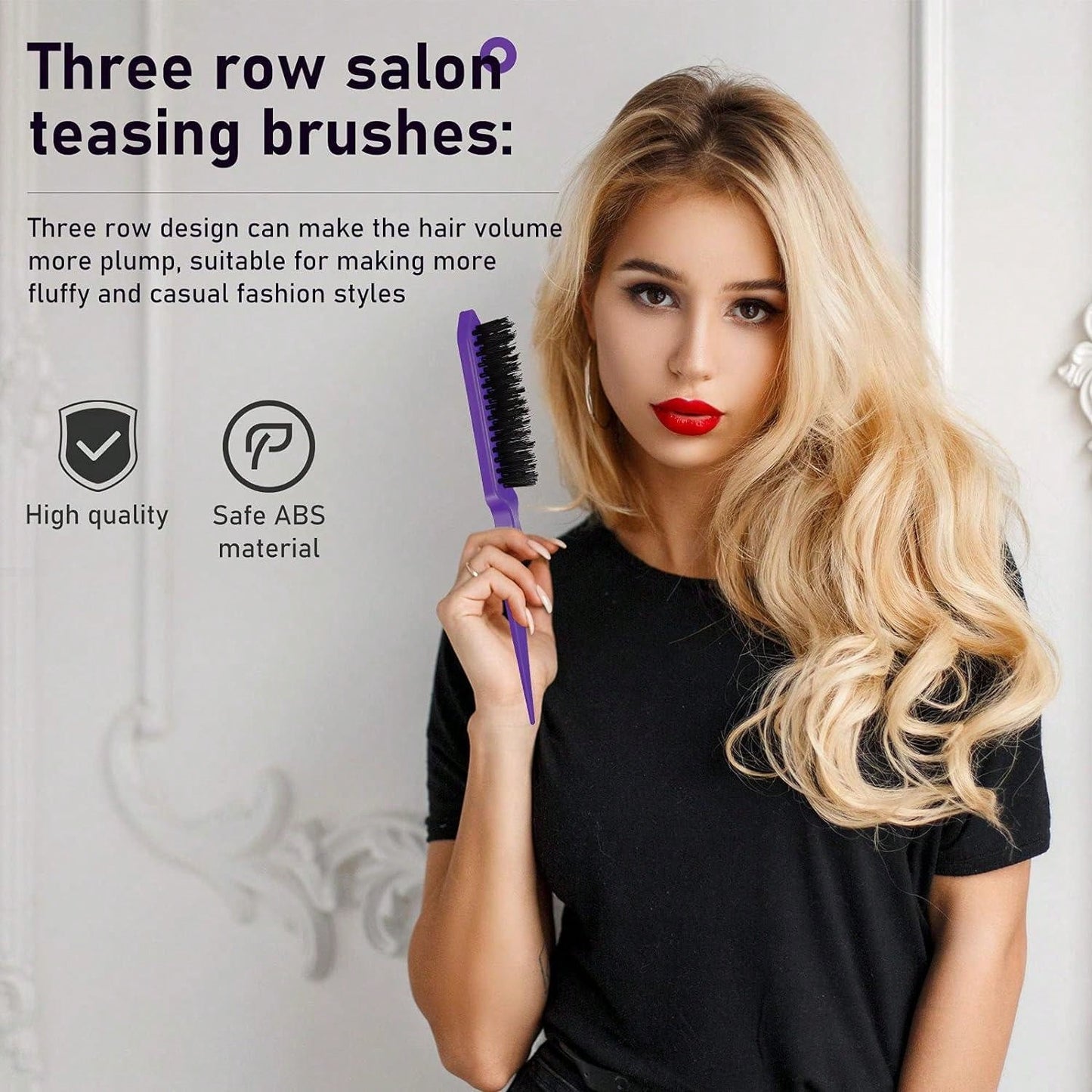 12 Pcs Hair Brush Set With Hair Styling Comb