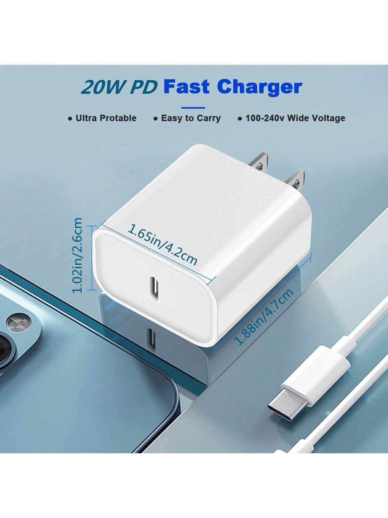 Lightning Charging Adapter Set for iPhones