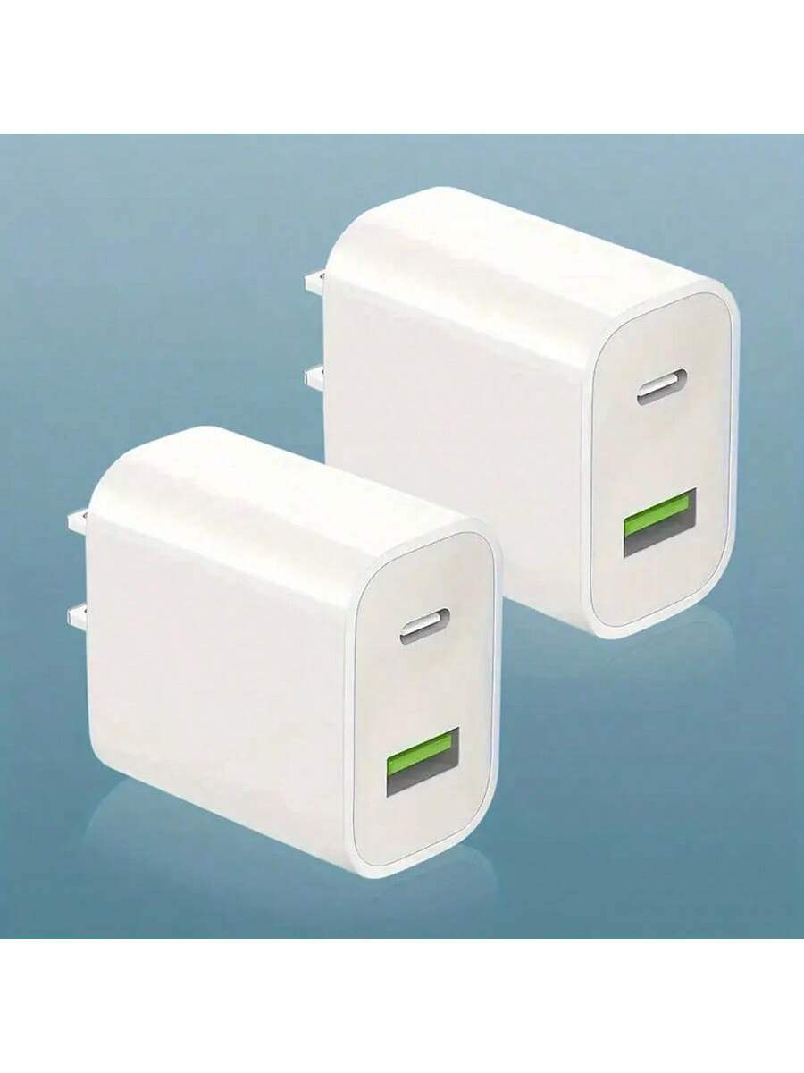 White Fast Charger Compatible With iPhone