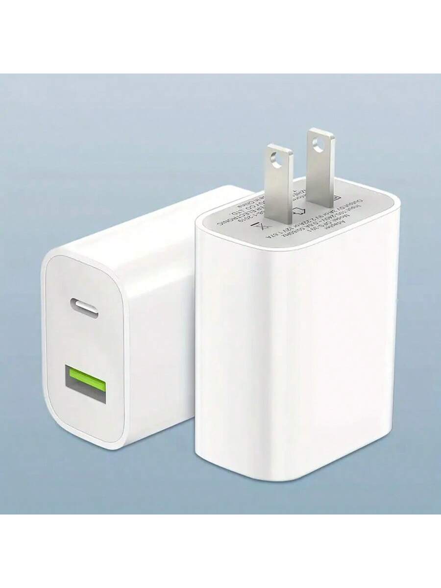 White Fast Charger Compatible With iPhone