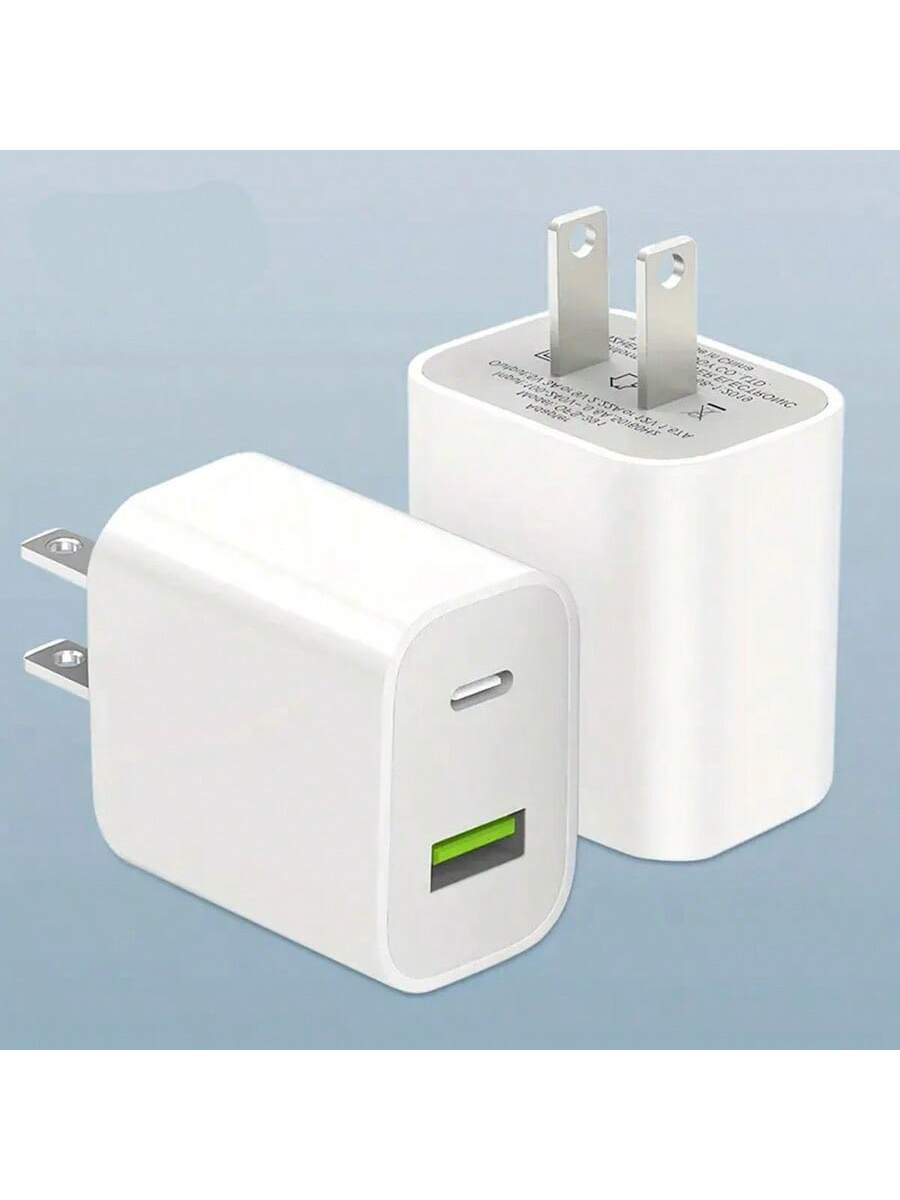 White Fast Charger Compatible With iPhone