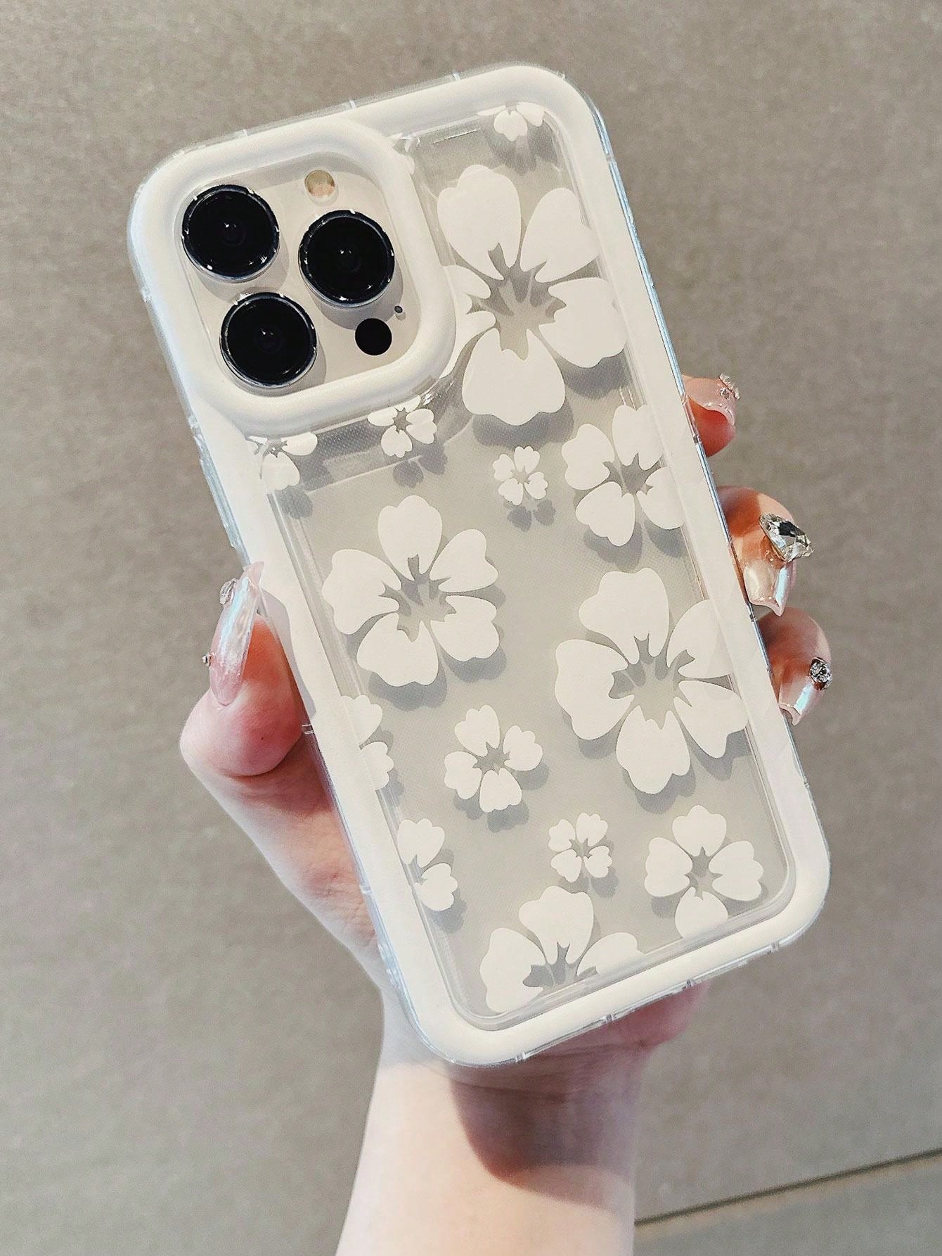 "Light & Pretty" Flower Airbag Anti-Fall Case Full Coverage