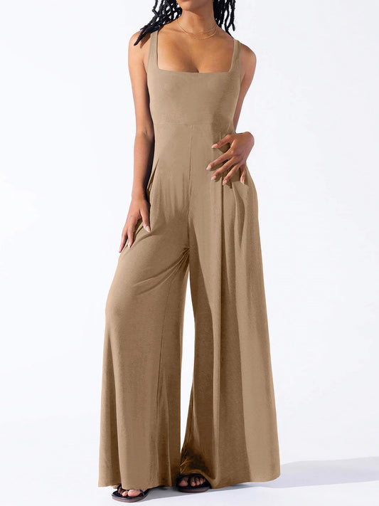 Kelsey Square-necked Jumpsuit