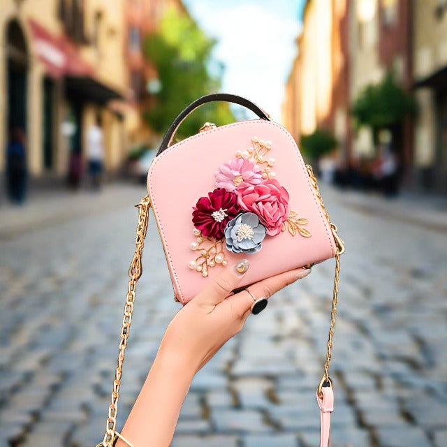 Ciarra Flower Bag - Lillian Channelle Boutique